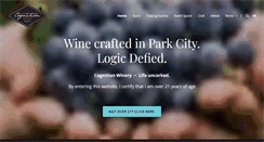 Desktop Screenshot of cognitionwinery.com